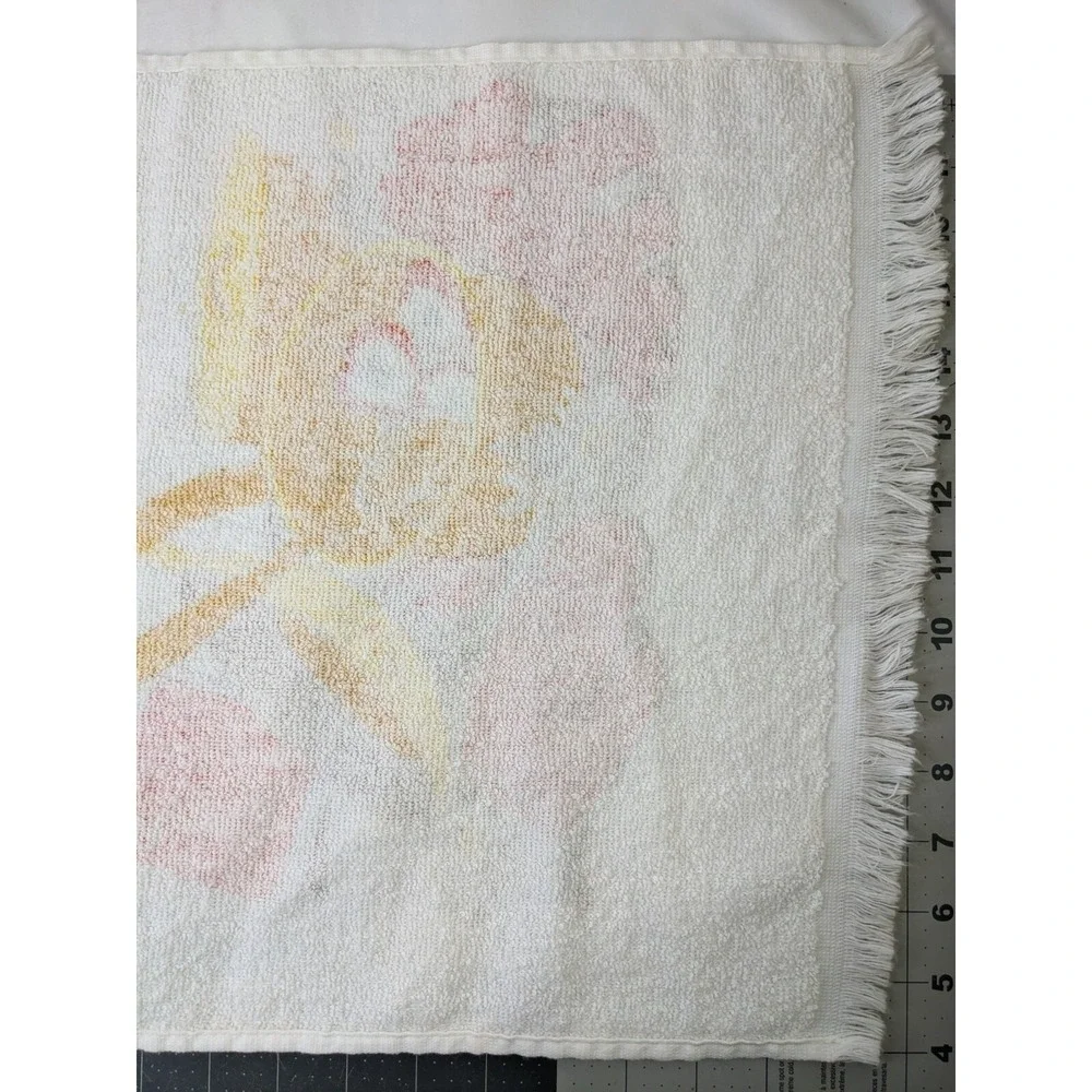 Kitchen Hand Towel Apple Pots Spoon 15x22 Inch‎ Vintage